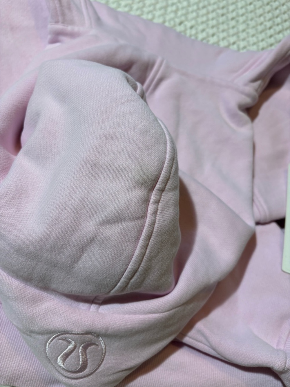 Lululemon meadowsweet pink scuba oversized half zip hoodie size xs/s - Picture 6 of 9